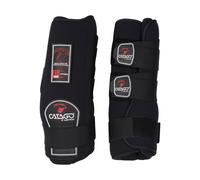 CATAGO Bandes De Guérison FIR-Tech Pour Chevaux - Noir - M