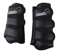 CATAGO Bottes de Dressage, 4 Pièce - Noir - Pony Guêtre pour Poneys Dressage