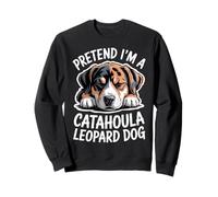 Catahoula Catahoula Chien Léopard Dormir Drôle Catahoula Sweatshirt