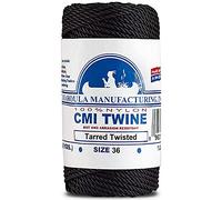 Catahoula, Ficelle torsadée Multifonction 100% Nylon goudronnée, résistante à l'abrasion et à la pourriture (#36 1/4 LB)