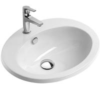 Catalano Incasso lavabo 61x51 cm ovale encastrée blanc 0725611001