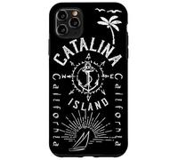 Catalina Island Sailing Compass Rose California Coque pour iPhone 11 Pro Max
