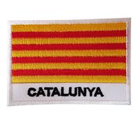 Catalogne Drapeau Sew on Patch catalan Aragon Îles Baléares Valencia Espagne badge