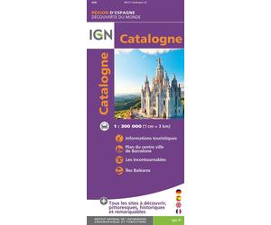 Catalogne Echelle 1:300 000 - Collectif - Ign Institut Geographique National - cartonné - Atlas / carte