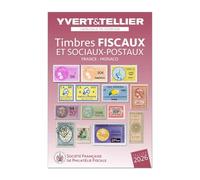 Catalogue de cotation timbres fiscaux et socio postaux de France et Monaco 2026.