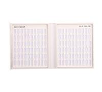 Catalogue de Présentation D’ongles 120 Couleurs, Livre Léger en Papier | Fixation sans Colle, Indexation Claire des Teintes, Supports, pour Gel Coloré et Capsules Press-on