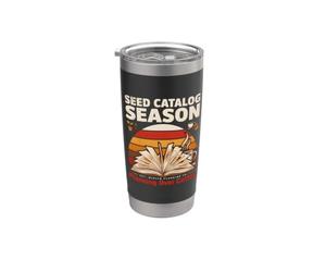 Catalogue de semences planification de la saison sur le jardinage du café Gobelet isotherme en acier inoxydable double paroi
