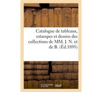 Catalogue de tableaux anciens et modernes, estampes et dessins principalement de l'école française Du XVIIIe siècle, miniatures, bronzes des collections de MM. J. N. et de B. - Collectif - Hachette Bn