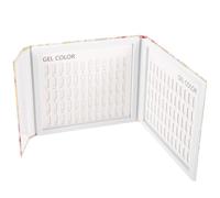 Catalogue de Vernis à Ongles 120 Couleurs ABS PET pour Salon Professionnel | Plaque D’échantillons Blanche, Usage en Onglerie, pour Professionnels et Apprenants, Affichage Jusqu’à 160 Teintes