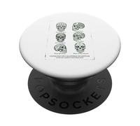 Catalogue des Calaveras de Sucre, Guide de Campagne naturaliste PopSockets PopGrip Adhésif