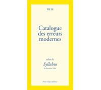 Catalogue des erreurs modernes