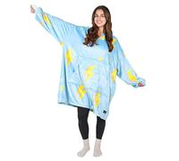 Catalonia Classy Couverture à capuche en polaire surdimensionnée, chaude, grande couverture portable à enfiler, couverture moelleuse, avec manches et capuche, idée cadeau pour homme et femme, adulte