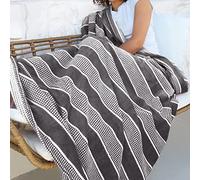 Catalonia Classy Couverture Confortable Moelleuse, Couverture de Canapé en Polaire Super Douce, Couverture en Flanelle en Peluche pour Canapé et lit, Couverture TV, Voyage, Camping, Cadeau, 150x130cm