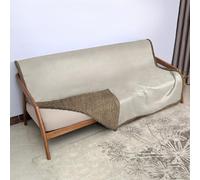 Catalonia Classy Couverture de Lit Imperméable - Très Grand Canapé Lavable Jette Une Protection de Lit - Chaude en Polaire Sherpa 203 x 152cm