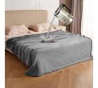 Catalonia Classy Couverture imperméable en polaire Sherpa anti-pipi liquide pour lit, canapé, housse de protection pour couples, jeté de lit confortable pour camping, bateau