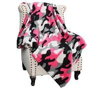 Catalonia Classy Couverture Polaire pour Canapés, Couverture De Canapé d'hiver Doux Et Chaud, Couverture Confortable Chaise Lit Simple, 150 X 130 cm Camo Grade