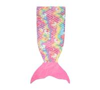 Catalonia Classy Couverture sirène phosphorescente, couverture queue de sirène en polaire moelleuse, cadeau pour filles, 114 x 41 cm, licorne