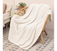 Catalonia Classy Couvertures Moelleuses et Douillettes Couettes Douces Couverture de Canapé Couverture de Canapé Couverture Chaude en Polaire en Peluche Hiver pour Canapé-lit TV Canapé, 150 x 130 cm