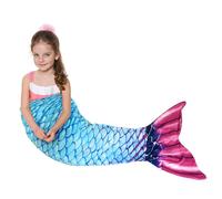 Catalonia Classy Queue de sirène pour fille - 140 à 150 cm - Bleu - Changement de couleur - Pour enfants et adultes - Cadeau pour fille
