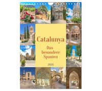 Catalunya, das besondere Spanien (Wandkalender 2026 DIN A4 hoch), CALVENDO Monatskalender: Katalonien liegt im Nordosten Spaniens zwischen der Mittelmeerküste und den Pyrenäen