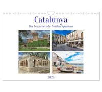 Catalunya, der bezaubernde Norden Spaniens (Wandkalender 2026 DIN A4 quer), CALVENDO Monatskalender: Katalonien liegt im Nordosten Spaniens zwischen der Mittelmeerküste und den Pyrenäen