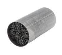 Catalyseur de Tuyaux D'échappement de Moto, Silencieux de Tuyaux, en Acier Inoxydable à Moyen D'échappement Moyen du Tuyau de Tuyau de Tuyau de Tuyau pour Moto (48 * 100 mm)