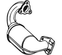 Catalyseur Euro 3 090-654 BOSAL pour RENAULT ESPACE IV LAGUNA II LAGUNA III