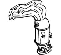 Catalyseur Euro 4 090-472 BOSAL pour TOYOTA AVENSIS A trois volumes AVENSIS