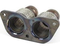Catalyseur Tuyau flexible de réparation 2x 55,5 x 135mm pour BMW Série 1 E81 Série 3 E90-E93