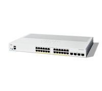 Cisco Commutateur administrable Cisco Catalyst 1300-24P-4G, 24 Ports GE, PoE, Ports SFP 4x1GE, Garantie limitée à Vie (C1300-24P-4G)