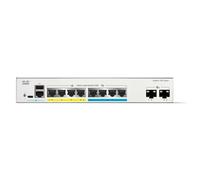 Commutateur administrable Cisco Catalyst 1300-8MGP-2X, 4 Ports GE, 4 Ports 2,5GE, PoE, 2 Ports SFP+ 10GE, Garantie limitée à Vie (C1300-8MGP-2X)