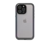 Catalyst Coque Étanche iPhone 15 Pro Max - Protection Totale IP68 10m, Antichoc 2m MIL-STD 810G, Mode Silencieux Instantané, Anti-Traces, Idéale Plongée & Aventure - Noir Furtif