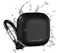 Catalyst Étui Étanche Compatible avec AirPods 4ème Génération - Imperméable, Résistant aux Chocs, aux Rayures et aux Chutes, avec Mousqueton - Noir