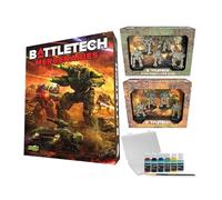 Catalyst Game Labs : BattleTech - Coffret Mercenaires avec figurines et kit de peinture