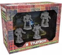 Catalyst Game Labs BattleTech - Figurines - Lance de Commandement des Highlanders du Nord - Extension - Jeu de Miniatures à partir de 14 Ans