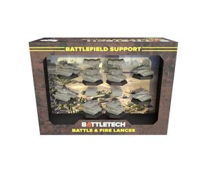 Catalyst Game Labs BattleTech - Forcepack de mercenaires - Support du Champ de Bataille : Bataille et feu - Extension - Jeu de Miniatures à partir de 14 Ans