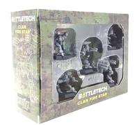 Catalyst Game Labs BattleTech Mini Force Pack : Clan Fire Star, Gris
