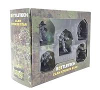 Catalyst Game Labs BattleTech Mini Force Pack : Clan Striker Star, CAT35732, Gris