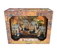 Catalyst Game Labs BattleTech Miniatures Inner Heavy Recon Lance Expansion Miniature Game Ages 14+ Jeu en Anglais