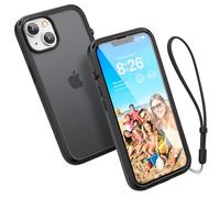 Catalyst Influence Case for iPhone 14, Drop Proof, Fingerprint Resistant, Easy to Clean, Easy to Instal, Easy to Hold, Lanyard Included - Stealth Black