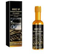 Catalytic Converter Cleaner, Exhaust System Pipe Carbon Removal Cleaner, Deep Clean Formula for Emission Systems, Reduce Engine Light Issues for Gas and Diesel Car (1PCS/120ml)