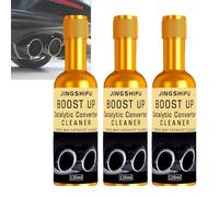 Catalytic Converter Cleaner for Gas & Diesel - Exhaust System Pipe Carbon Removal Cleaner Treatment Additive Oil, Easy Pour-In, Professional Engine & Exhaust Revival. Feel the Difference Now (3pcs)