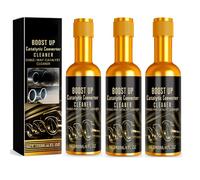 Catalytic Converter Cleaner, Limpiador De Catalizador Para Gasolina, Exhaust System Pipe Carbon Removal Cleaner Treatment Additive Oil for Gas and Diesel Car (3sets)