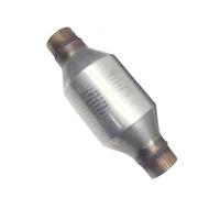 Catalytique en pour Voiture Catalyseur d'échappement pour voiture de course à haut débit, 2,5'' / 6,35 cm, 400 cellules, substrat en acier inoxydable EURO 1 filtre à catalyseur