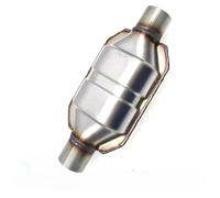 Catalytique en pour Voiture Pot catalytique universel pour voiture, 6,35 cm, 400 cellules, silencieux à haut débit, norme Euro 1, acier inoxydable Echappement Catalyseur