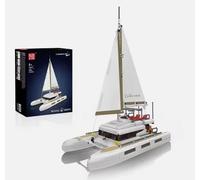 Catamaran bateau bateau blocs de jonction technique Mould King 10217 890 pièc...