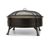 Catania Brasero 2-en-1 Ø 80cm pare-étincelles barbecue Ø 70cm acier