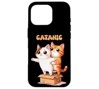 Catanic Funny Cute Cat Titanic Cat Lovers pour Hommes, Femmes et Enfants Coque pour iPhone 16 Pro