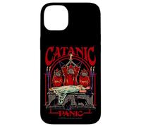 Catanic Panic Satanic Cat Retro Vintage Funny Adult Humor Coque pour iPhone 14 Plus