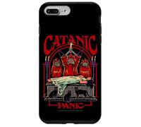 Catanic Panic Satanic Cat Retro Vintage Funny Adult Humor Coque pour iPhone 7 Plus/8 Plus